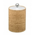 2.5 Qt. Tall Natural Cork Ice Bucket with Lucite Lid